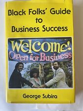 Black Folks Guide to Business Success 1st Ed, 1986 George Subira & Advertisement picture