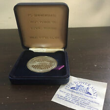 Cunard Princess Medal Coin Solid Nickel Silver Tower Mint in Original Box Case picture