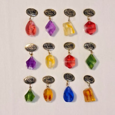 Lot of 12 Harry Potter Story Scope Clip-On Gems Jewels From Enesco (2000) picture