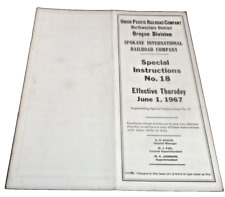 JUNE 1967 UNION PACIFIC OREGON DIVISION SPECIAL INSTRUCTIONS #18 picture