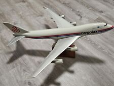 Rare Pacmin Cargolux Airlines Boeing 747-400 Freighter 1/100 Scale Model LX-MCV picture