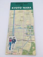 Vintage Tourist Map of Kyoto Nara Japan National Tourist Organization 1977 picture