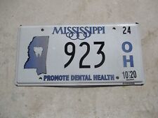 Mississippi Promote Dental Health license plate   #  923 picture