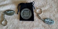 BOMBARDIER CRJ-700 & Q-400 KEY FOBS + HORIZON AIRLINES 15-YEAR COIN picture