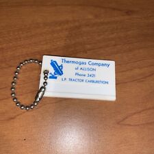 Vintage Thermogas Company of Allison Iowa Key Chain LP Tractor Carburetion picture