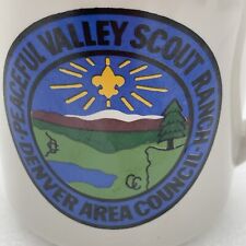 Boy Scout Coffee Mug Peaceful Valley Ranch Denver Area Council Scouts Of America picture