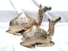 Vintage Royal Saudi Prince Camels Ceramic Silver Paper Ornate Mid-Century Modern picture