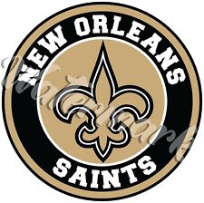 New Orleans Saints Circle Logo Sticker / Vinyl Decal 10 sizes picture