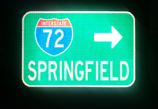 SPRINGFIELD Interstate 72 route road sign, Illinois picture