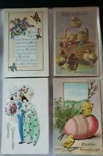 Lovely Easter 1905-1910s vintage postcard lot of 80 picture