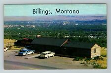 Billings MT-Montana, Aerial Yellowstone Museum, Vintage Postcard picture