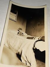 Rare Antique American Unusual Odd Room & Doll Columbian Rope Co Snapshot Photo picture