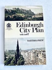 Vintage 1979 EDINBURGH Scotland City Plan Bartholomew Map  picture
