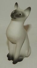 Vintage Highbank Porcelain Bisque Siamese Cat Figurine - Made in Scotland picture