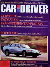 ROVER 3500 - ROAD AND DRIVER, VOLU'SE 25. NU MBER II MAY 1980 GOOD USED SHAPE picture