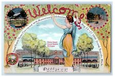 1910 Grand Rapids MI, Home Coming 60th Anniversary Celebration Antique Postcard picture
