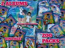 Captain Tsubasa,  2 Figures , 200 Vintage Packs StickerCards  And 2 Albums picture