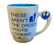 Star Wars Rebel Logo Droids R2-D2 C-3PO Disney Parks Blue Mug Cup Coffee Drink picture
