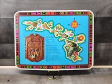 United Airlines Royal Hawaiian Vintage Paper Placemat Tray Cover Map picture
