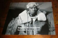 2nd Lt Eugene Richardson (dec) pilot Tuskegee Airmen signed autographed photo picture
