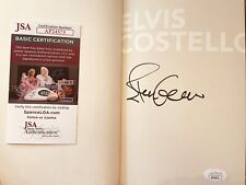 Elvis Costello autograph signed Unfaithful Music 1st edition hardcover book JSA picture