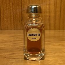 Vintage * GIVENCHY III by GIVENCHY * splash PURE PARFUM 1/2 oz~15 ml OLD FORMULA picture