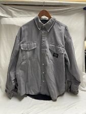 Harley Davidson Gray Cotton Lined Shirt Jacket Size XL picture