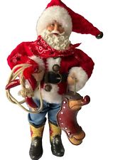 Ashland Collectible Western Themed Santa Figurine Western Christmas picture