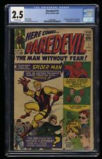Daredevil #1 CGC GD+ 2.5 Off White Origin and 1st Appearance Marvel 1964 picture