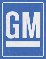 GM General Motors Service Trucking Automotive Dealership Metal Sign 13