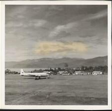 First Qantas Douglas DC-4 Skymaster (VH-EBN)New Guinea 1950 AVIATION OLD PHOTO picture
