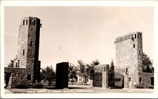 Real Photo Postcard Main Gate at Camp Ripley, Minnesota picture