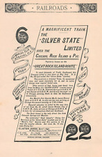 1892 ad THE SILVER STATE LIMITED 