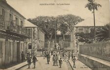 VINTAGE POSTARD GUADELOUPE CARIBBEAN TIP-a-PITRE LYCEE CARNOT PC (b53469) picture