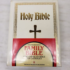 NEW Sealed NELSON REGENCY 1970s Family Bible - New American Bible For Catholics picture