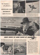 1950 Douglas DC-6 Airplane Airlines Vintage Original Magazine Print Ad picture