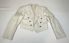 USAF Air Force 1950s Vintage Enlisted White Mess Dress Uniform Jacket Size 42 picture