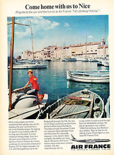 1964 French Riviera France Air Airlines - Original Advertisement Print Ad J133 picture