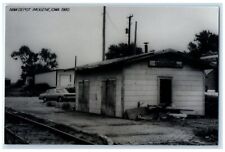 c1980 N&W Depot Imogene Iowa IA Railroad Train Depot Station RPPC Photo Postcard picture