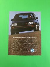 1987 VOLKSWAGEN GTI VW VINTAGE ORIGINAL PRINT AD ADVERTISEMENT PRINTED picture