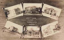 Vermillion Clay County South Dakota RPPC Greetings Courthouse City Hall Postcard picture
