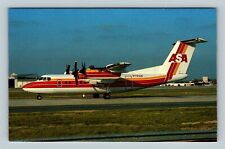 Atlantic Southeast Airlines, DeHavilland Dash 7-102, Vintage Postcard picture