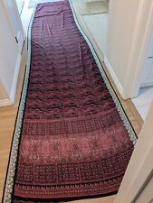 Fabric Over 17 Feet Long Beautiful Satin Like Material/Runner/Tablecloth picture