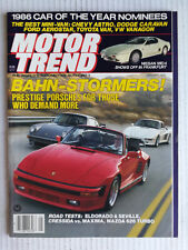 Motor Trend Magazine 1986 - The Complete Year - All 12 Issues picture
