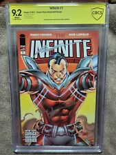THE INFINITE #1 Rare Retailer Variant Signed Rob Liefeld Robert Kirkman CBCS 9.2 picture