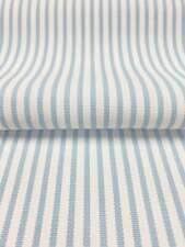 0.9 Yards of Perennials Jake Stripe Outdoor Ice Blue Ticking Water & Stain Resis picture