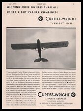 1931 Curtiss Wright Airplane Co. Robertson Missouri Photo Junior Plane Print Ad picture