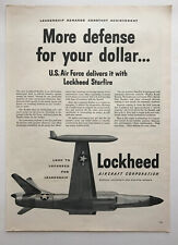 1953 Lockheed Aircraft Corporation,  Jackie Gleason Schick 20 Vintage Print Ads picture