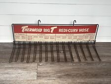 Vintage Thermoid Big T Redi-Curv Hose Display Rack Sign Auto Gas Station picture