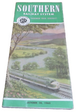 OCTOBER 1962 SOUTHERN RAILWAY SYSTEM PUBLIC TIMETABLE picture